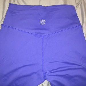 Till You Collapse Blue Leggings